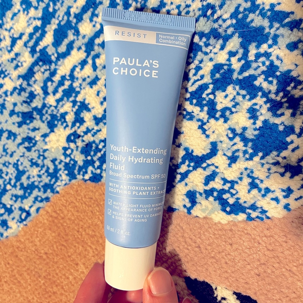 Unused Paula’s Choice Youth-Extending Daily Hydrating Fluid SPF 50 2 fl oz